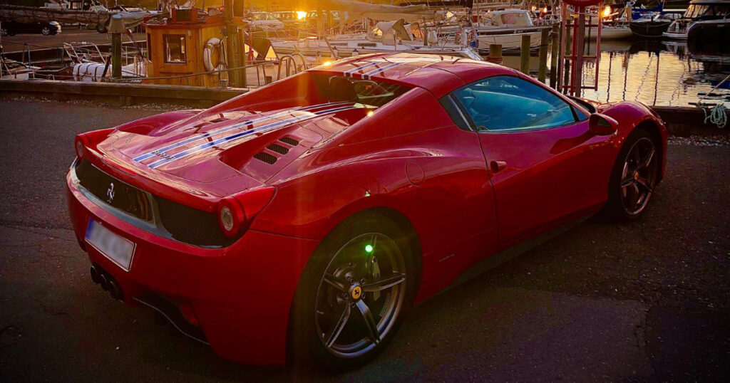Enzo-inspireret frokost og et storslået besøg af Ferrari Owners Club Denmark